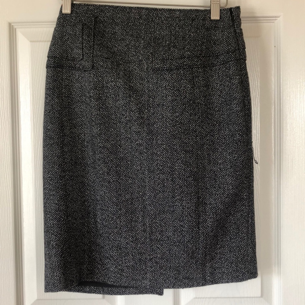Black Tweed pencil skirt